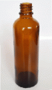Braunglasflasche 75ml, ohne Verschluss